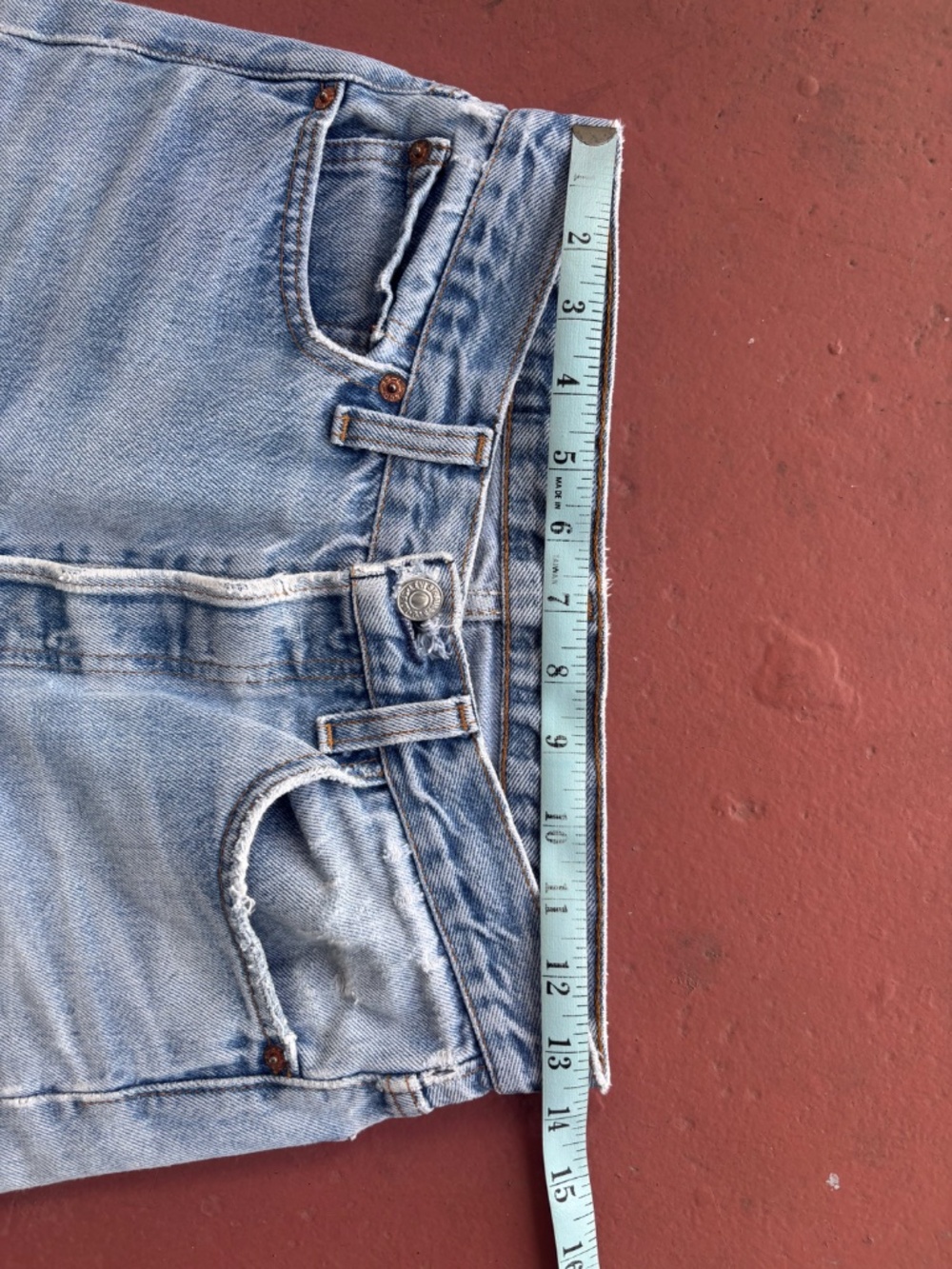 Vintage 80s 90s USA Levis 501 Jeans Actual 27x29 Distressed cone denim fade - Picture 5 of 16